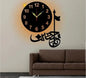 Ya Hussain Islamic Wooden Wall Clock - Hamas Decor